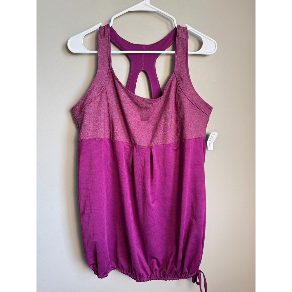 Old Navy Womens Purple Activewear Tank Top XL Yoga Gym Workout Athletic